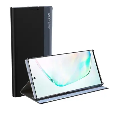 Sleep Case od eko kože za Samsung Galaxy A02s EU crna