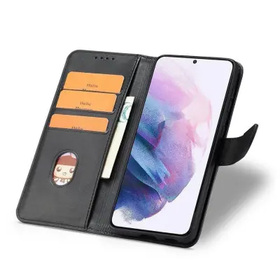 Magnetna maska sa postoljem za Samsung Galaxy S22 Ultra crna