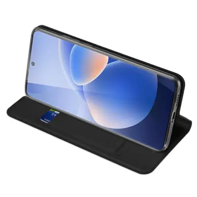 Poklopac kućišta Skin Pro Bookcase za Vivo X60 crna