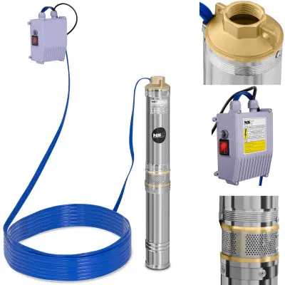 Dubinska pumpa za krute komunalne otpadne tvari, 6000 l/h, do 43 m