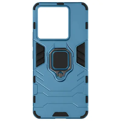 Maska za Xiaomi Redmi Note 13 Pro prsten stalak Ring Collection plava