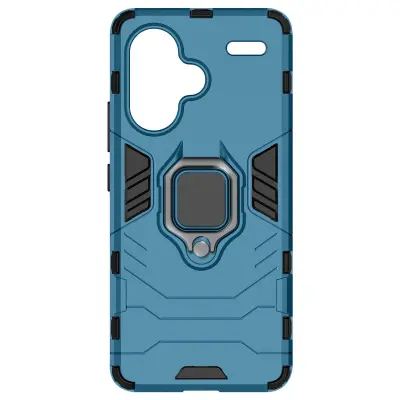 Maska za Xiaomi Redmi Note 13 Pro Plus prsten stalak Ring Collection plava