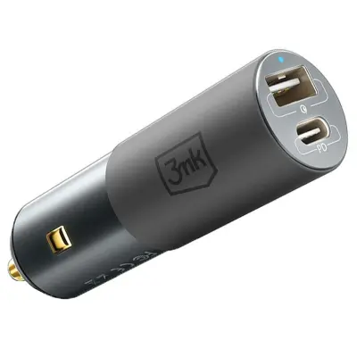 Punjač za auto 100W 1x USB Quick Charge 3.0 1x USB C Power Delivery