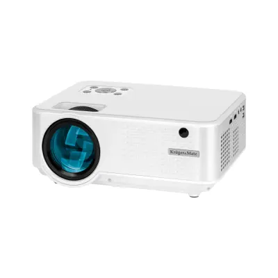 LED projektor KRUGER-MATZ LED20, 1920x1080 px, 15-150", 5000 lm, bijelo-srebrni
