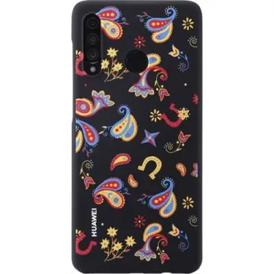 Maska za Huawei P30 Lite polukruta cvjetna