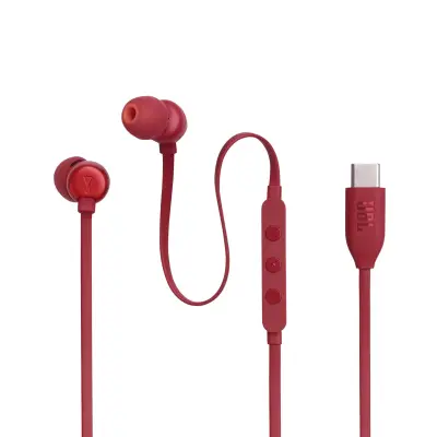 Slušalice žičane JBL TUNE 310C USB-C crvene