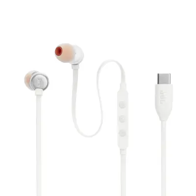 Slušalice žičane JBL TUNE 310C USB-C bijela