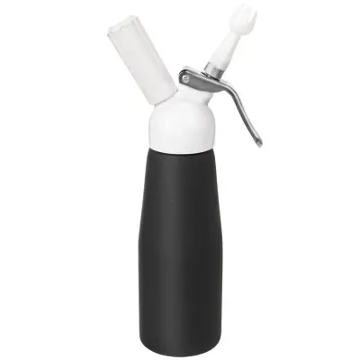 Alu. krema s N2O bombama 680ml crna