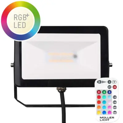 Vanjski IP65 LED RGBW reflektor + daljinski upravljač 10W