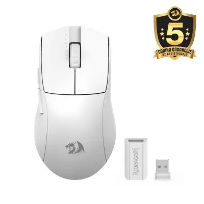Miš Redragon K1NG PRO M916W-PRO-1K WIRELESS WHITE