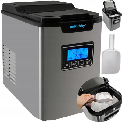 120 W LCD barski aparat za izradu leda 2,2 L ledomat inox