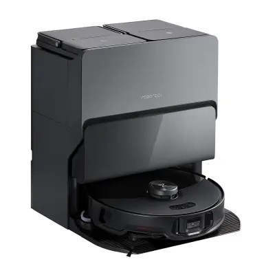 Roborock S8 MaxV Ultra s 8u1 RockDock samopročišćavajuća postaja, crna
