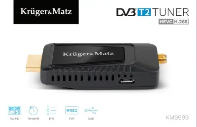 Univerzalni mini HDMI TV dekoder DVB-T2 prijemnik H.265 HEVC USB + daljinski
