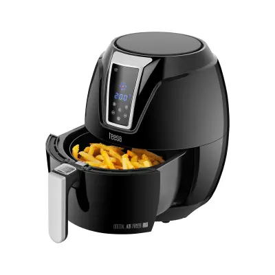 1300 W LCD dodirna friteza bez masnoće Friteza 3200 ml crna