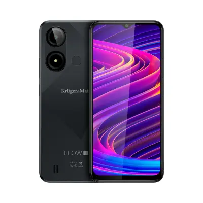 13Mpx pametni telefon 2x SIM 64GB Android 13 FLOW 11 crni