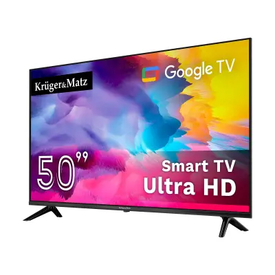 TV KRÜGER&MATZ 127 cm (50") D-LED Ultra SMART TV Google DVB-T2/S/T/C HEVC