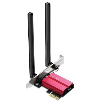 MERCUSYS MA86XE WiFi 6E Bluetooth 5.3 mrežna kartica PCIe s trostrukim pojasom