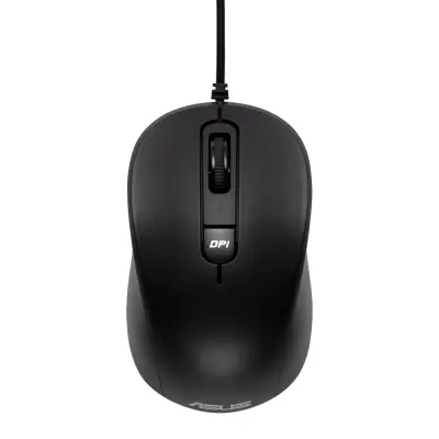 Miš ASUS MU101C, žičani optički, crni