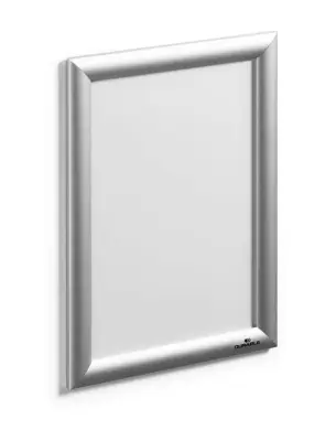 Izdržljivi aluminijski A4 okvir s kopčom, srebrni
