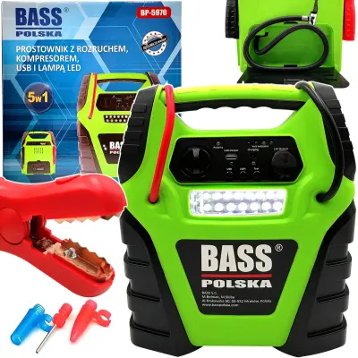 4u1 LED pojačivač 900A Jump Starter 17000mAh punjač