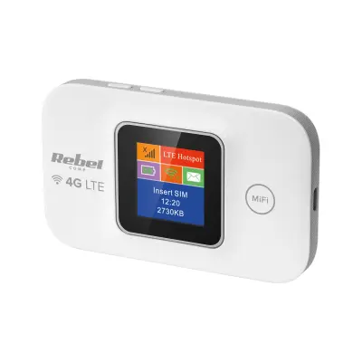 Bežična baterija. 2100mAh LCD WIFI LTE 4G modemski usmjerivač WPS pristupna točka Bijela