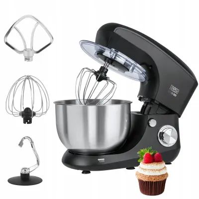 1400W višenamjenski kuhinjski robot 5,5L crni EASY COOK