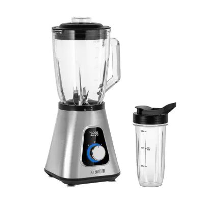 Električni blender i mikser od nehrđajućeg čelika od 1300 W 1500 ml + boca od 600 ml