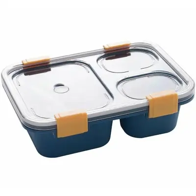 Prijenosna kutija za ručak, posuda za hranu 850 ml plava,