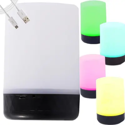 LED RGB stolna ukrasna svjetiljka USB 12cm