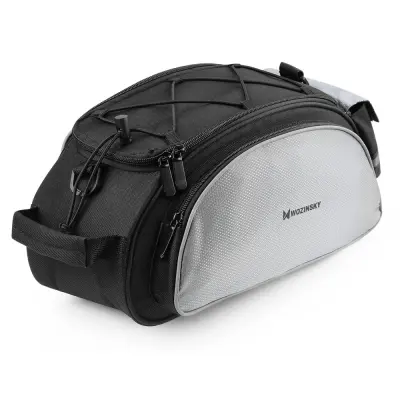 Biciklistička torba s naramenicom, 13 l, crna