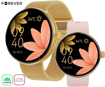 Elegantni ženski pametni sat praćenje zdravlja Bluetooth poziv
