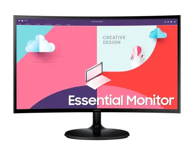 Samsung Essential Monitor S3 S36C 68,6 cm (27'') FHD VA LED FreeSync zakrivljen