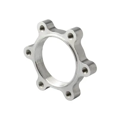 Navojni adapter za disk kočnice bicikla sa 6 rupa, aluminijska legura Srebrna
