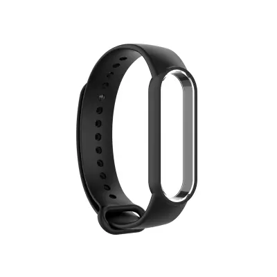 Silikonski remen za sat za Xiaomi Mi Band 6/5, Huami Amazfit Band 5 Crna