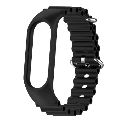 Zamjenski remen za sat Mi Band 5 \/ 6 \/ 7 Crna