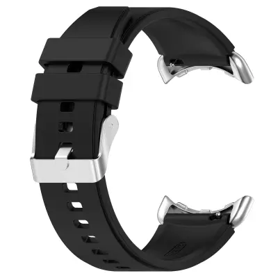 Silikonski remen za ručni sat, zamjenski remen kompatibilan s Google Pixel Watch 1/2 Crna