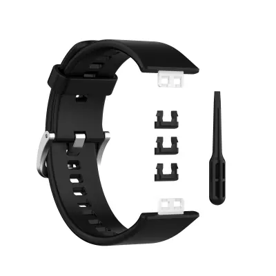 Silikonski remen za sat Huawei Watch Fit (TIA-B09/TIA-B19) Crna