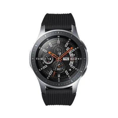 Narukvica kompatibilna sa Samsung Galaxy Watch 46 mm od silikona, crna crna
