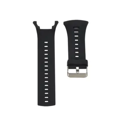Kompatibilna narukvica za Suunto Ambit 1/2/3 TPU Crna Crna