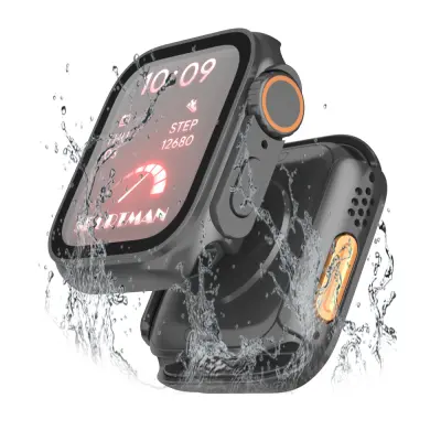 PC futrola sa zaštitnim ekranom za Apple Watch Series 4/5/6, 40mm Crna