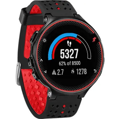 Silikonski remen za sat za Garmin Forerunner 220/230/620/630/235 Crna+Crvena