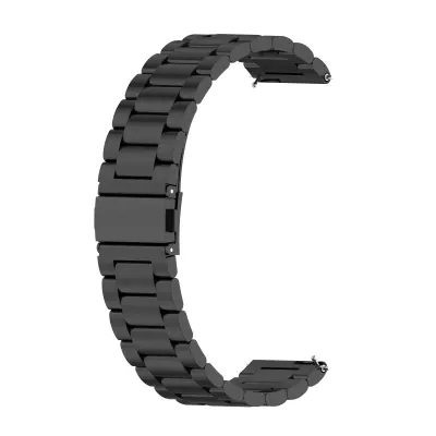 Remen za sat 22 mm Huawei Watch GT / Magic / TicWatch Pro nehrđajući čelik Crna