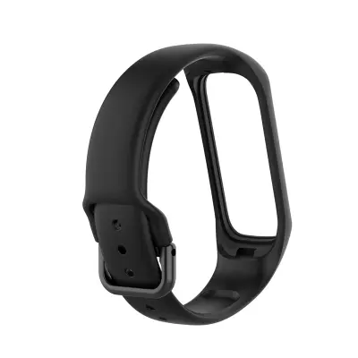 Remen za sat kompatibilan sa Samsung Galaxy Fit 2 SM-R220 TPE Crni Crna