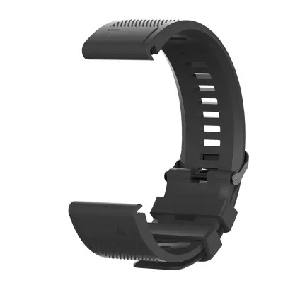 Silikonski remen za sat Garmin Fenix 5 Plus/Fenix 5/Forerunner935 sat 26mm Crna