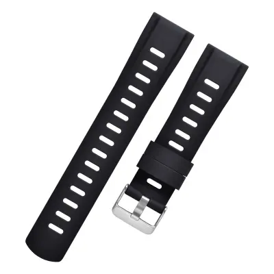 Silikonski remen za sat za Huawei GT3/2 Honor Watch 4 Crna