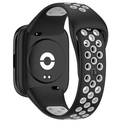 Remen kompatibilan s Xiaomi Redmi Watch 3 Active/Redmi Watch 3 Lite/Redmi Watch 3 Youth, zamjenski silikonski remen za sat Crna