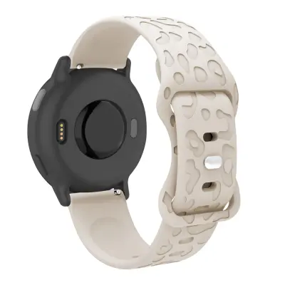 18mm silikonski remen za sat za Garmin Forerunner 265S, Fossil GEN6, Huawei honor Zlatna