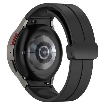 Silikonski remen za sat 20 mm za Samsung Galaxy Watch 5/4 Crna