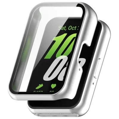 Integrirana futrola od kaljenog stakla za Samsung Galaxy Fit 3 (SM-R390) Srebrna