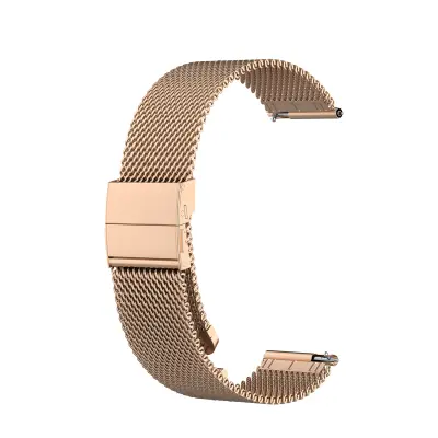 Remen za sat Garmin VivoActive/Vivomove/Forerunner 20 mm nehrđajući čelik Rose gold Rose gold